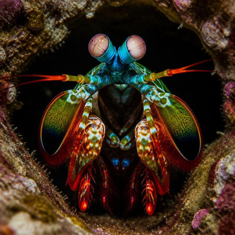 Peacock Mantis Shrimp — Odontodactylus scyllarus