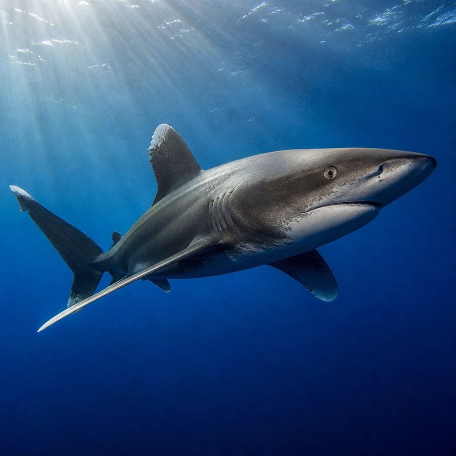 Oceanic Whitetip Shark — Carcharhinus longimanus
