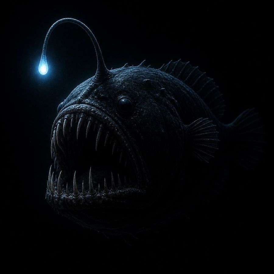Humpback Anglerfish — Melanocetus johnsonii
