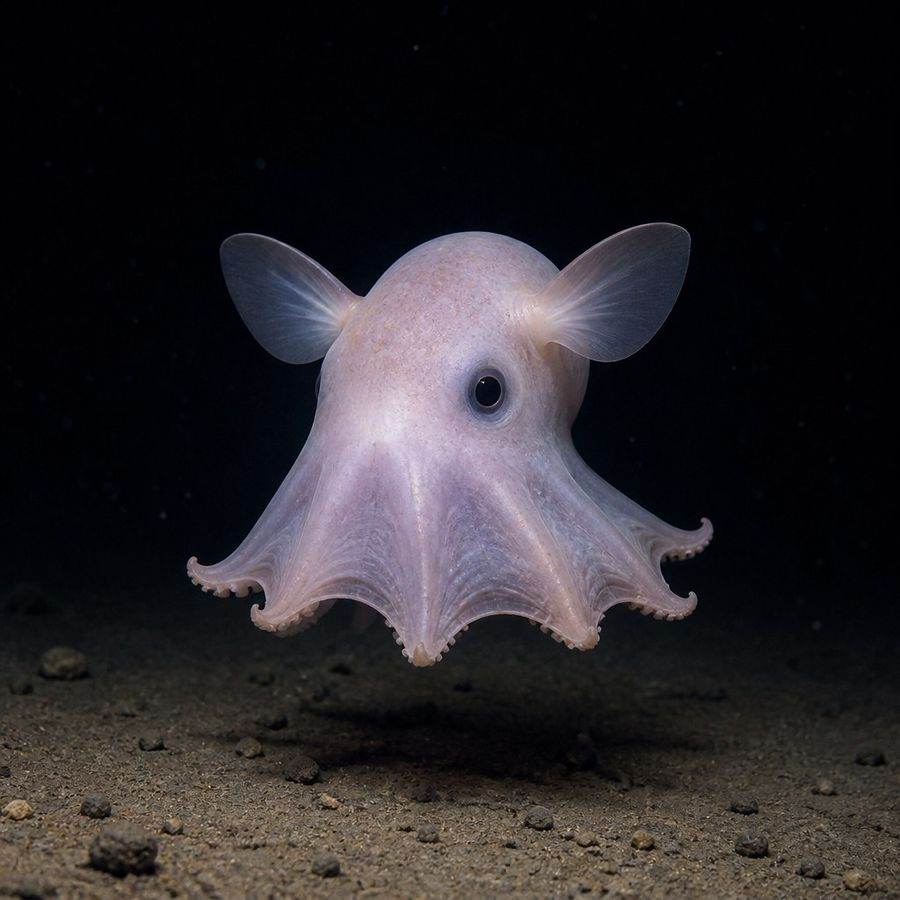 Dumbo Octopus — Grimpoteuthis sp.