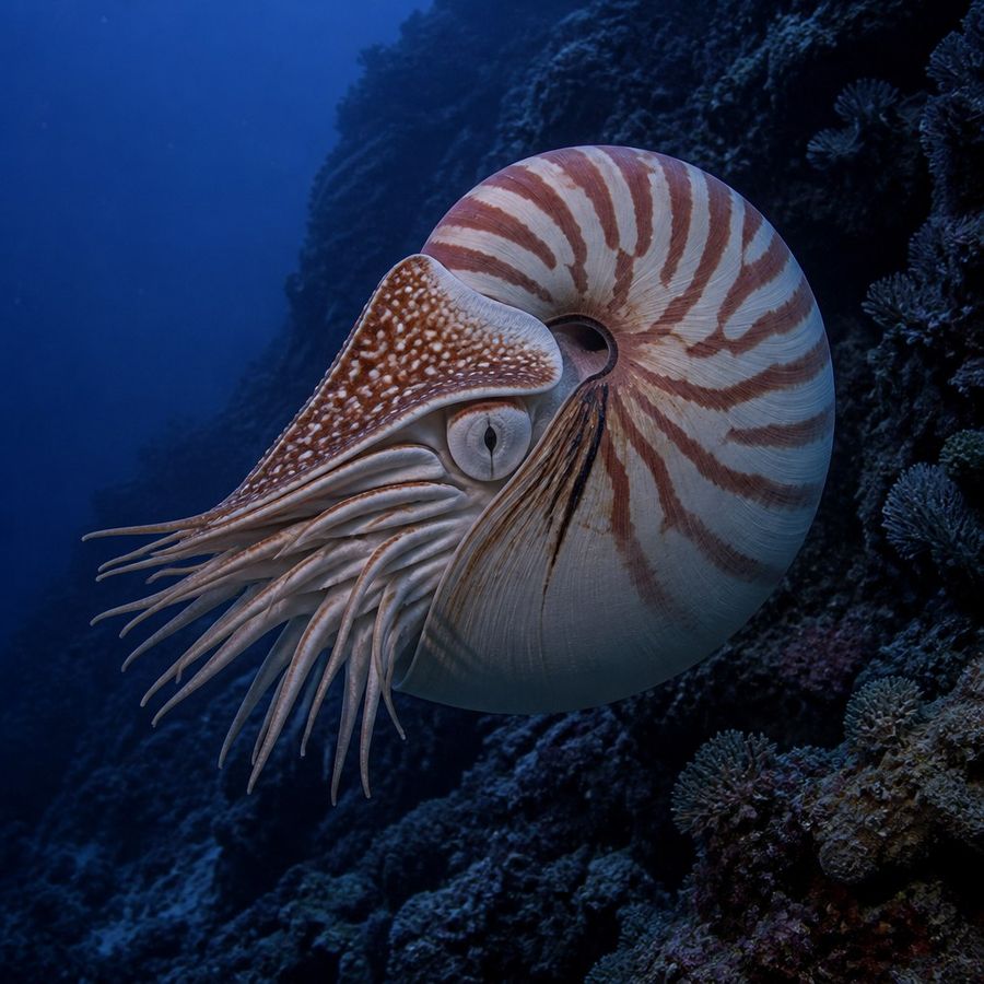 Chambered Nautilus — Nautilus pompilius