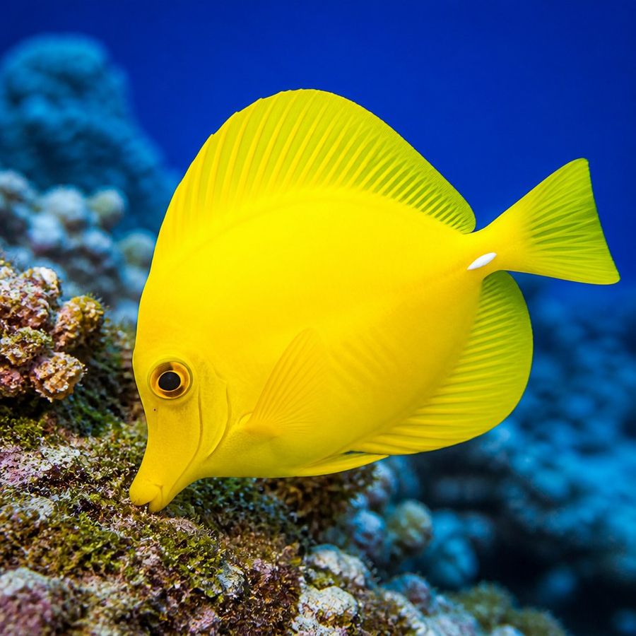 Yellow Tang — Zebrasoma flavescens