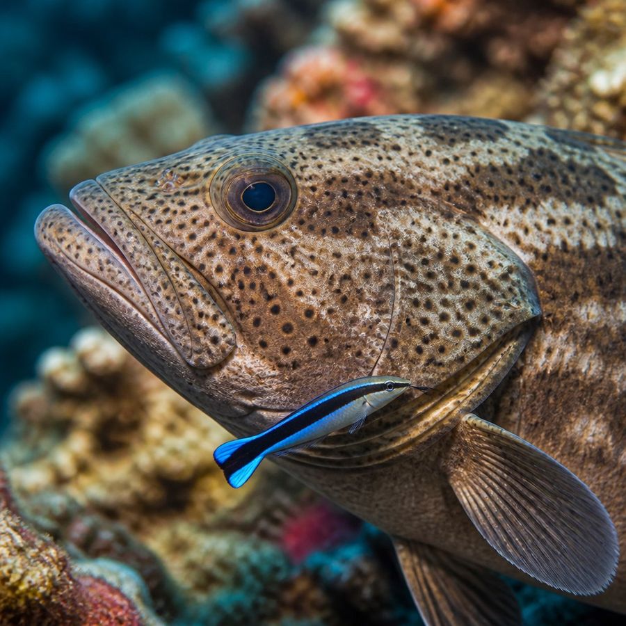 Bluestreak Cleaner Wrasse — Labroides dimidiatus