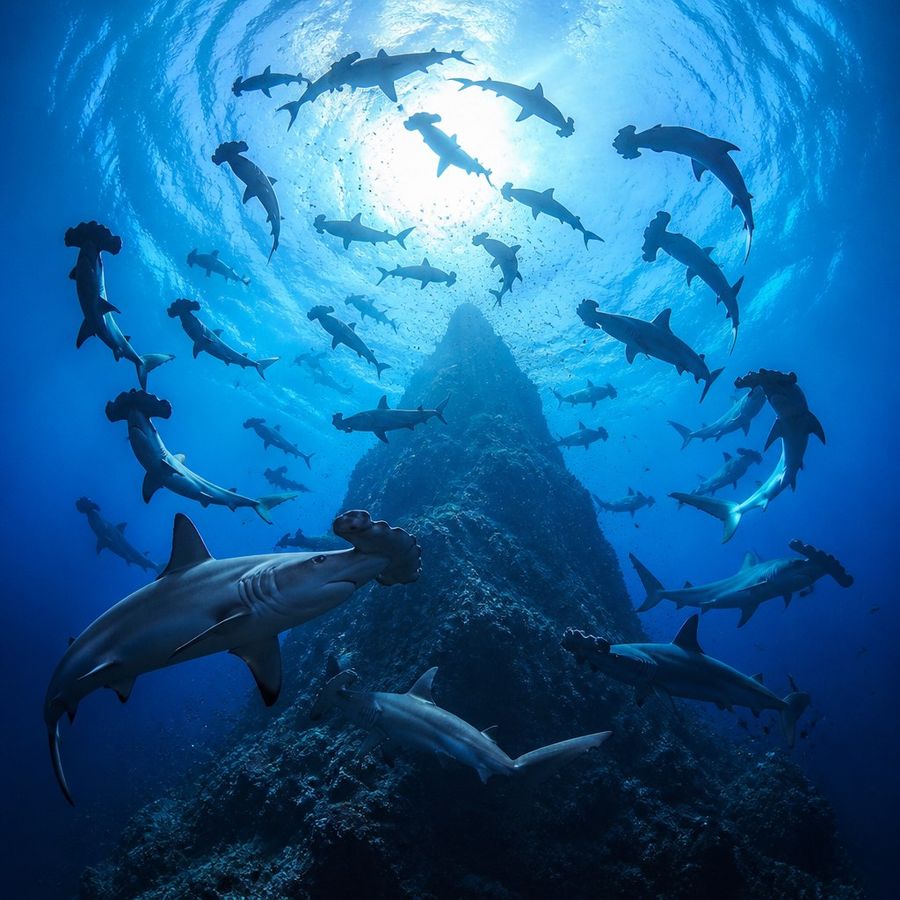 Scalloped Hammerhead — Sphyrna lewini