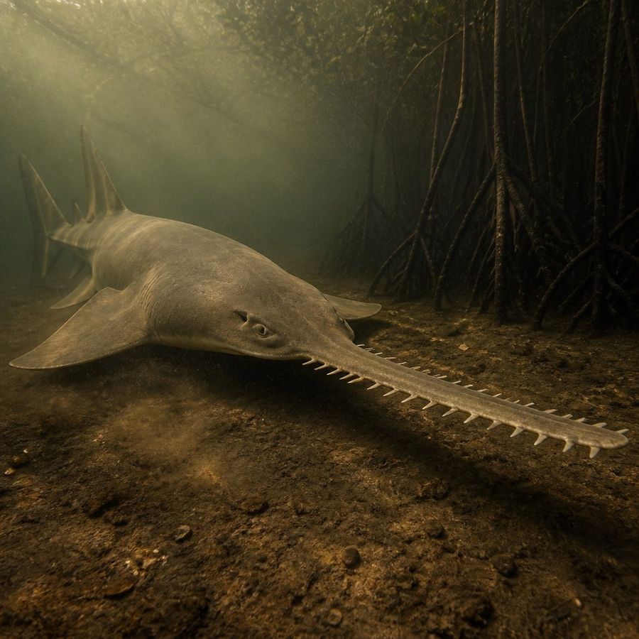 Largetooth Sawfish — Pristis pristis