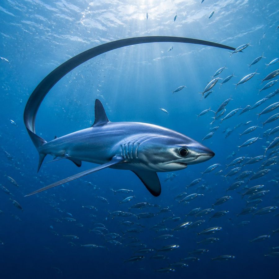 Pelagic Thresher Shark — Alopias pelagicus