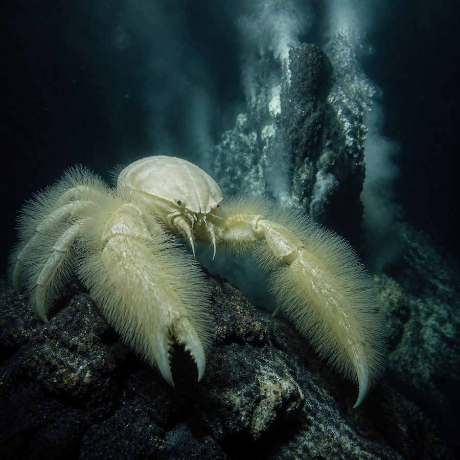 Yeti Crab — Kiwa hirsuta