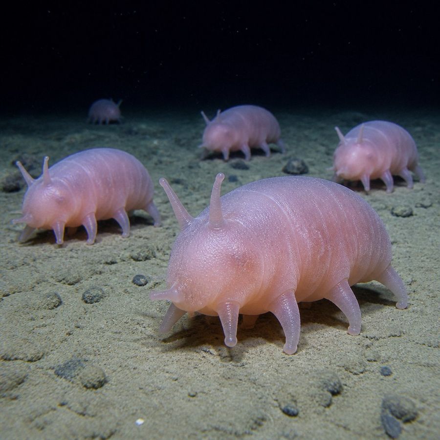 Pacific Sea Pig — Scotoplanes globosa